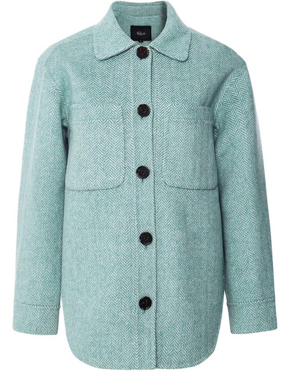 Rails Connie Wool Blend Chevron Shacket Mint M GUC Cabincore - Picture 3 of 8